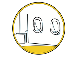des urinoirs secs dans les bâtiments ERP