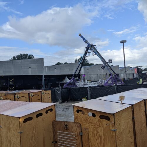 Initial Festival et Hypnotise Festival à Bordeaux Parc des Expositions comptent près de 15000 spectateurs par jour et plus de 80 cabines de toilettes sèches !